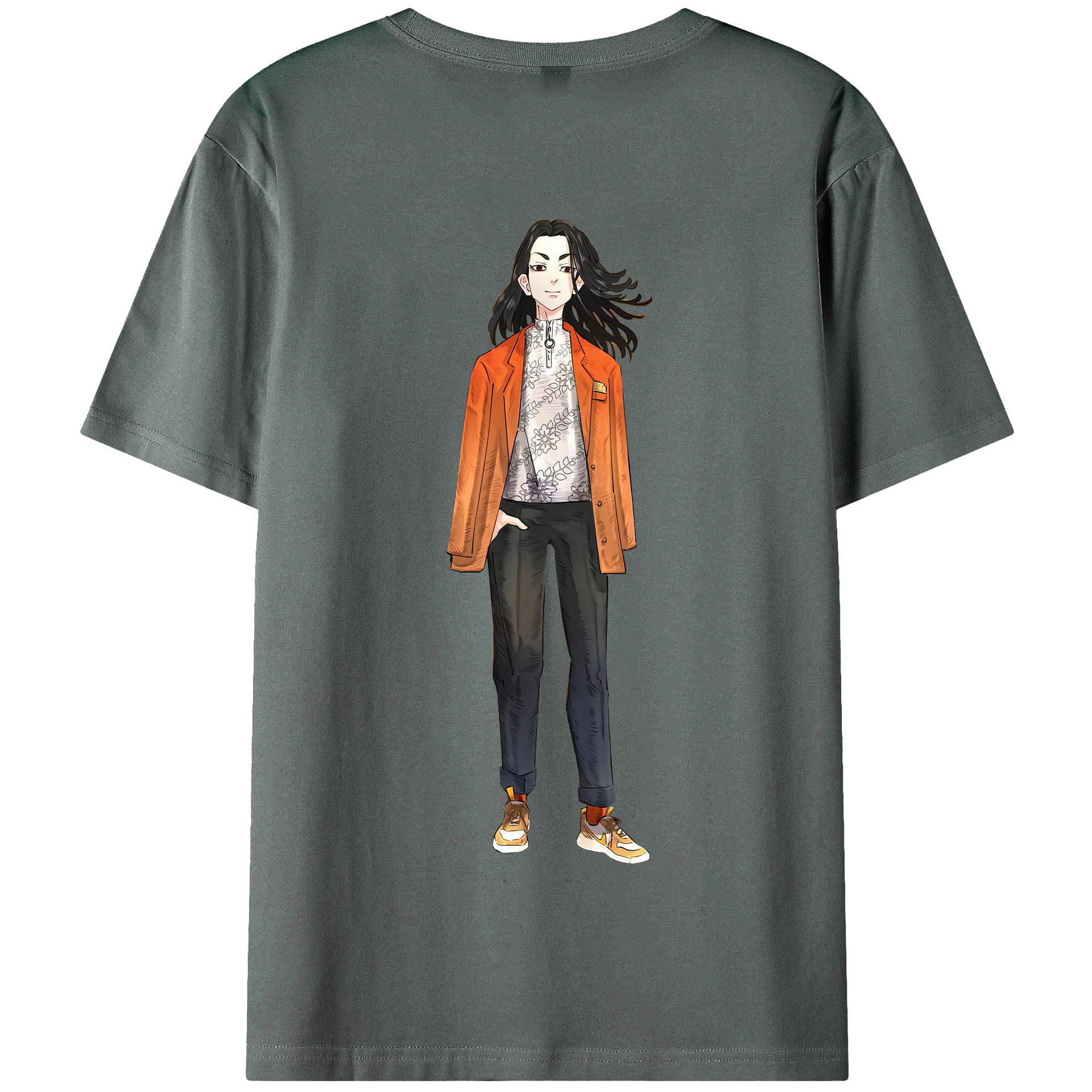 （画像用） 東京リベンジャーズ Tokyo Revengers 綿100％半袖Tシャツ（背面プリント）